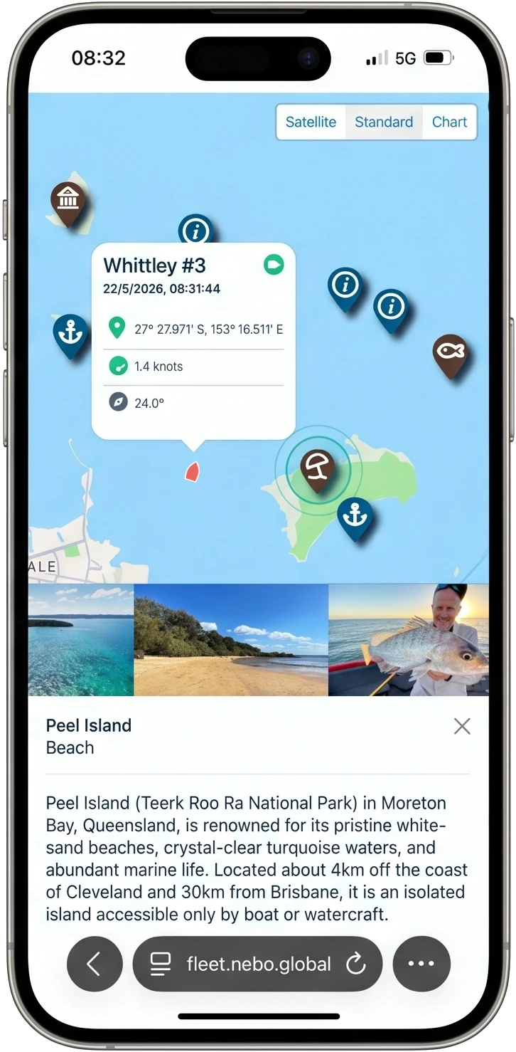 Guest Map Mobile UI